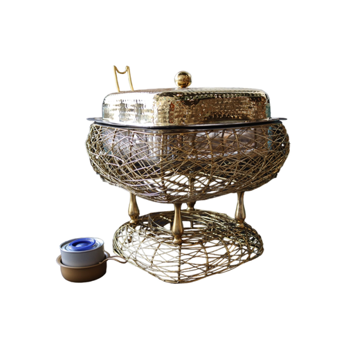2L Square Buffet Warmer - Gold