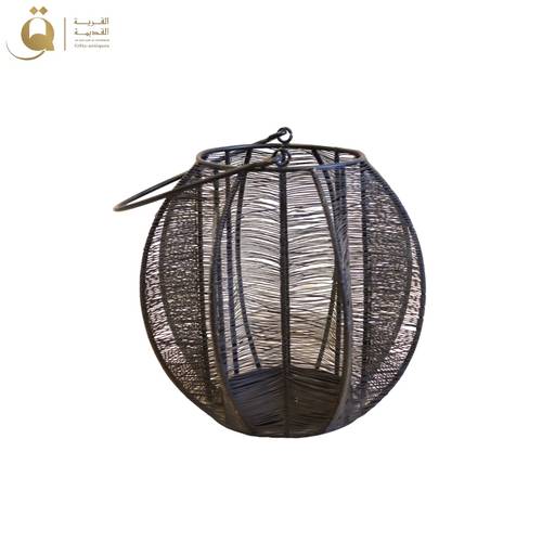 شمعدان فلور صغير - أسود