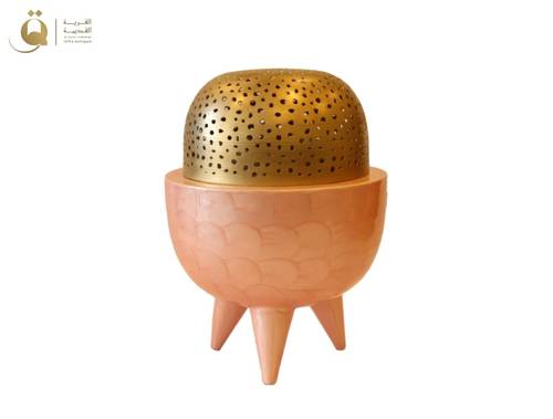مبخرة كلاسي وردي - وسط