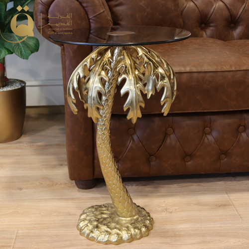 Palm Side Table Jamaica - Gold