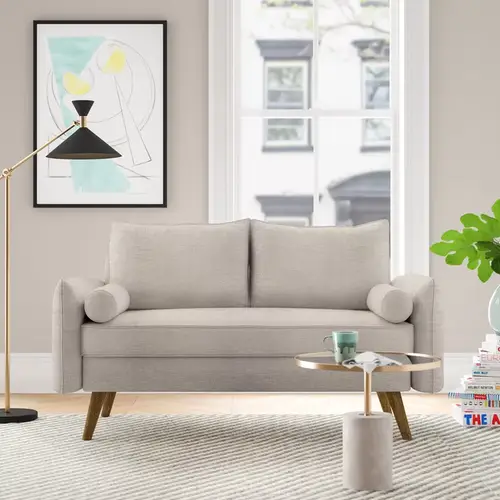 كنب زاوية رويال هوم 85×180×85 سم - بيج