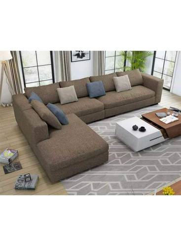 كنب زاوية حرف L رويال هوم 300×200×90 سم - بني