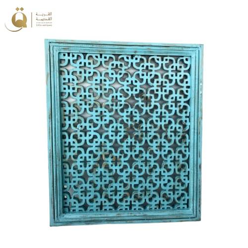 Wall Panel Carving 55x55 Cm - Blue