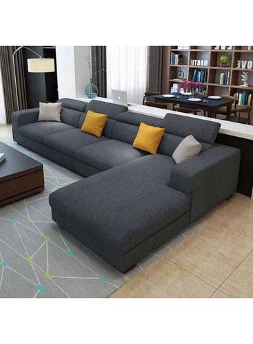 كنب زاوية حرف L رويال هوم 320×200×90 سم - رمادي