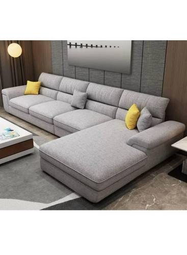 كنب زاوية حرف L رويال هوم 85x200x300x85 سم - رمادي