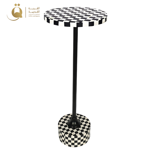 Chess side table 25 cm - Black