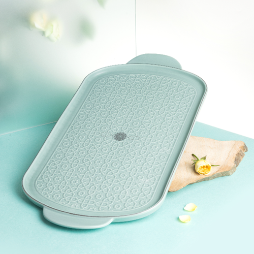 Serving Tray Rosette - Blue