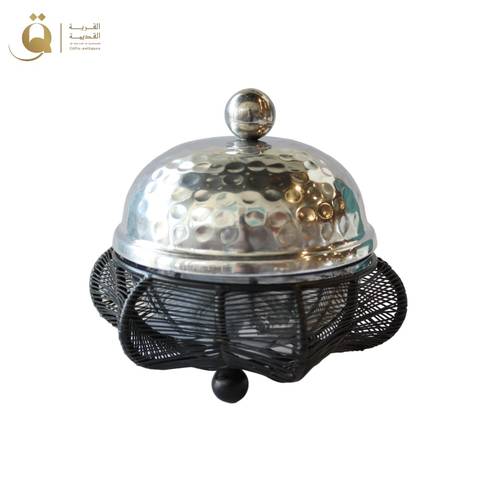 تمرية بغطاء فلور صغير - أسود
