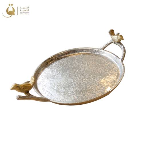 صينية تقديم مورنينغ صغير - فضي