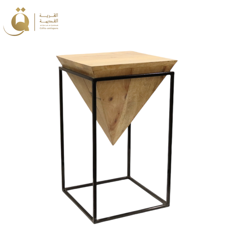 Pyramid Side Table - Black