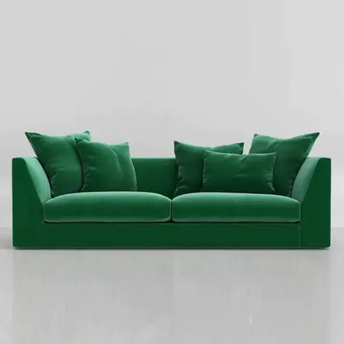 كنب زاوية رويال هوم 85×240×85 سم - اخضر