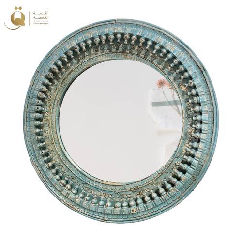 مرآة كارفينغ سيركل - أزرق