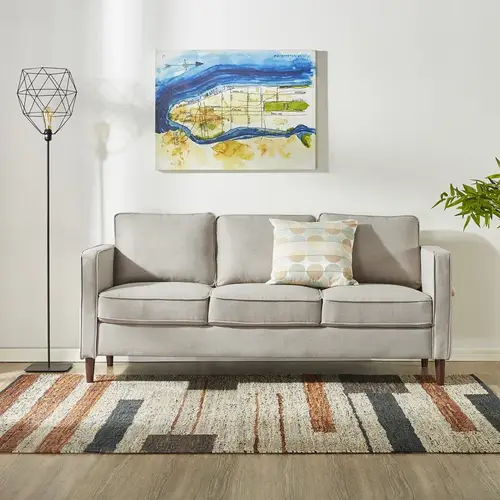 كنب زاوية رويال هوم 85×220×85 سم - بيج