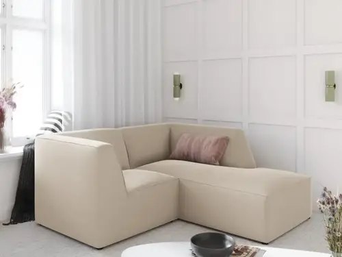 كنب زاوية حرف L رويال هوم 200×170×75 سم - بيج