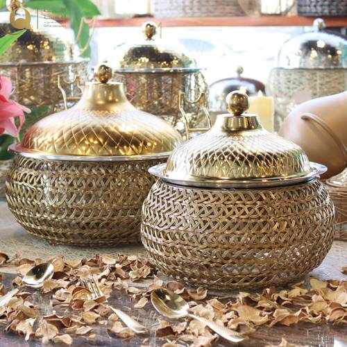 Braid Food Warmer 2 Liter - Gold