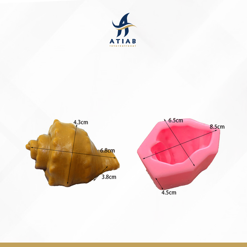 قالب سليكون صدفة حلزونية