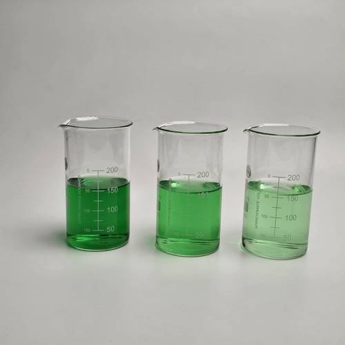 لون أخضر سائل ( مائى )- liquid green color
