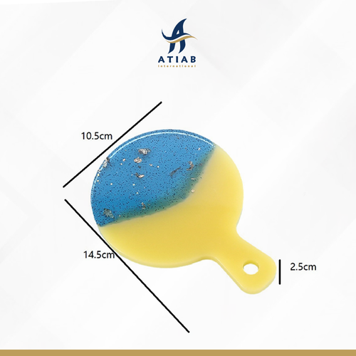 قالب سليكون طبق بذراع مستدير صغير 14.5*10.5*2.5
