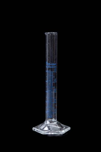  CYLINDER GLASS MEASURING WITHGLASS HEXAGON 5ML 