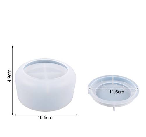 Silicone mold for resin