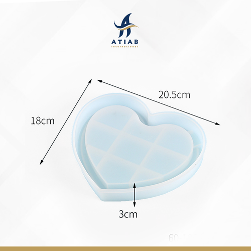 Silicone mold for resin