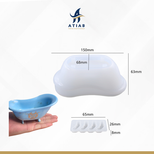 Silicone mold for resin