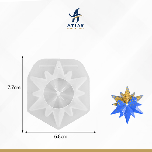 Silicone mold for resin