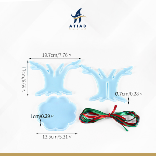 قالب سليكون قاعدة مشجرة 19.7*17
