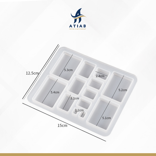 Silicone mold for resin
