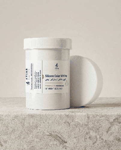 لون خاص للسليكون أبيض- silicone color white