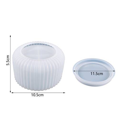 Silicone mold for resin