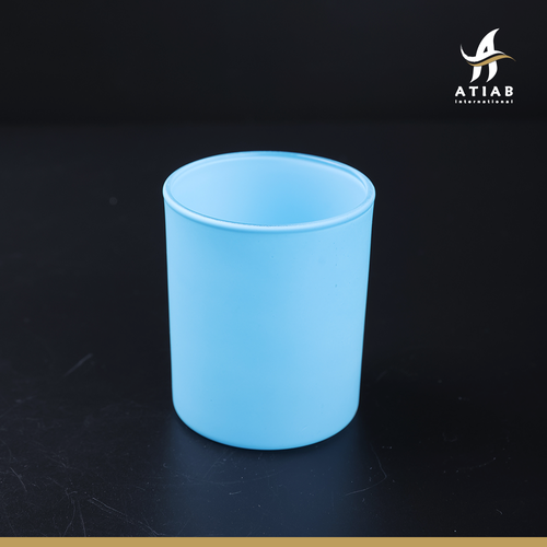  Blue glass jar 145ml