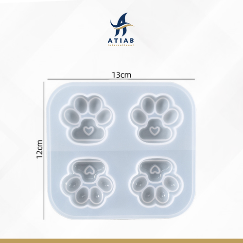 Silicone mold for resin