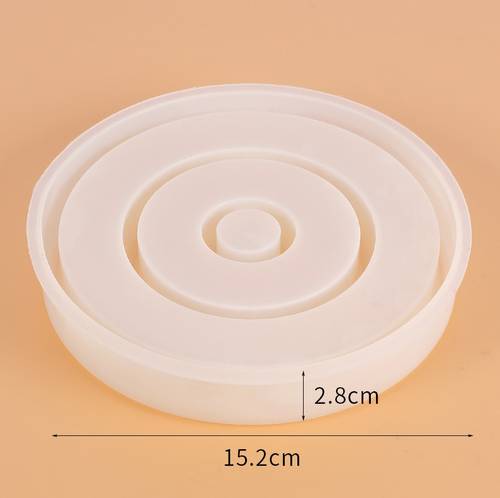 Silicone mold for resin