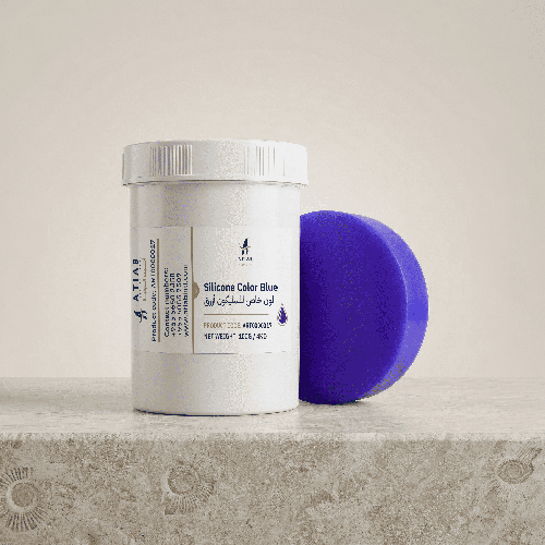 لون خاص للسليكون أزرق- silicone color blue