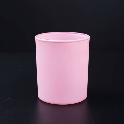 Pink glass jar 145ml