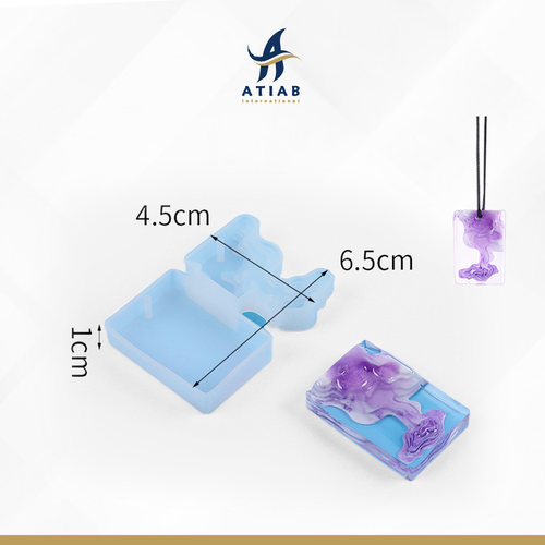 Silicone mold for resin