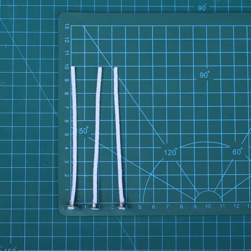 فتيل قطن مجدول مجمع 60 طول 10سم
