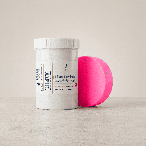 لون خاص للسليكون وردي- silicone color pink