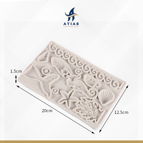 Silicone mold for resin