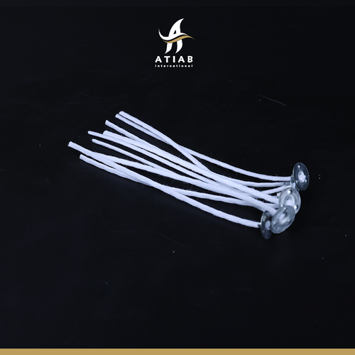 Collected braided cotton wick. thickness 50 length 10cm