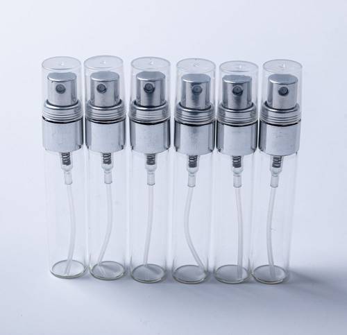 5ml tester bottle Silver pump