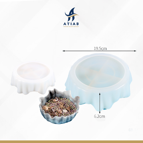Silicone mold for resin