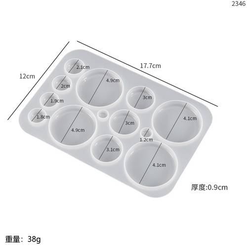 Silicone mold for resin
