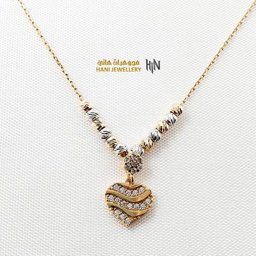 عقد ذهب عيار 18