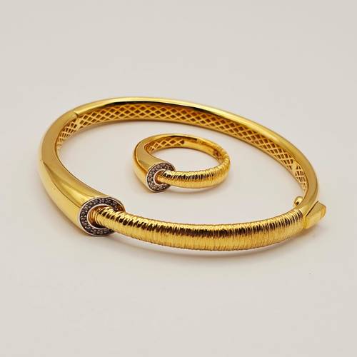 اسوارة ذهب عيار 21