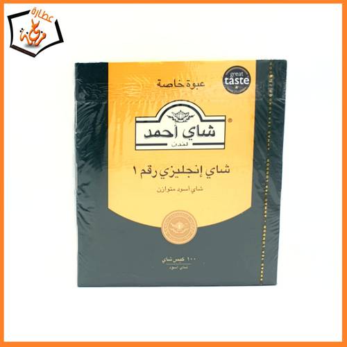 شاي احمد 100 كيس اسود 
