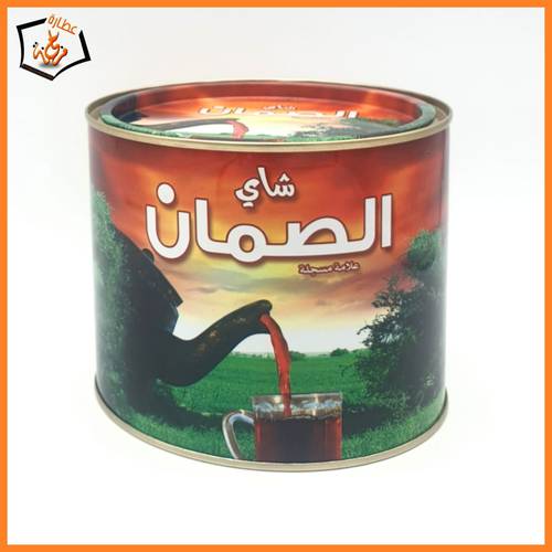 شاي الصمان 360 gm مدور 