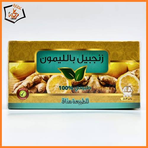 شاي زنجبيل بالليمون وادي النحل 30 كيس 2 gm 