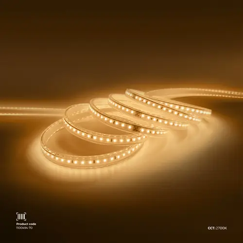 شريط اضاءة ليد خط واحد 10 مل | 9 واط | LM 800 | 2700K 